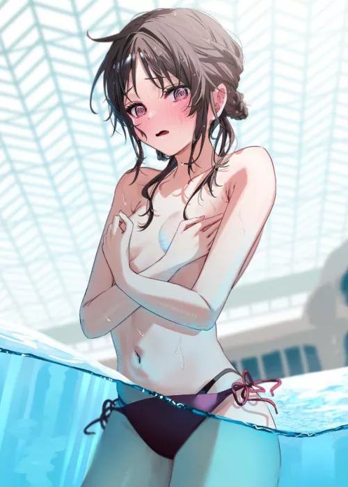 Lost Her Top At The Pool by A_MASSIVE_PERVERT