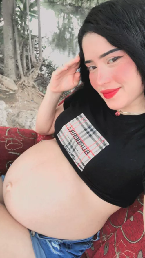 Me and my sexy pregnancy🥰🥰😈 by mariassr