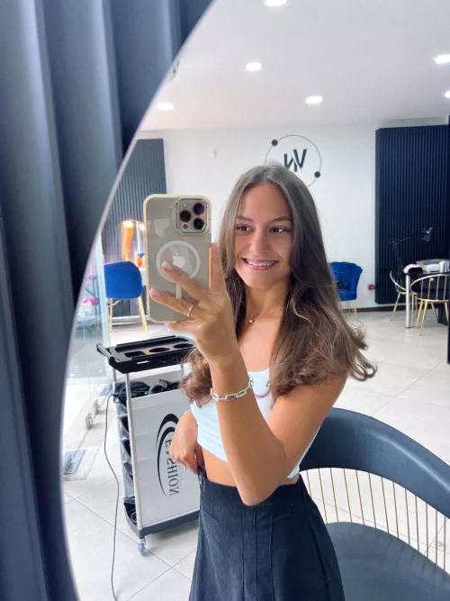 My new hair cute 😍😍 I hope you have a good day by Karina_Hodosevich