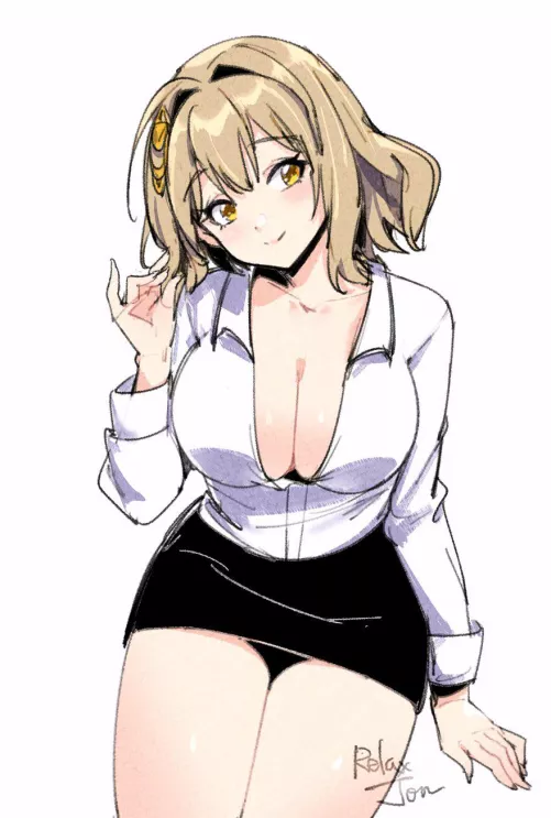 Office lady Anis (RelaxJon) [Nikke] by MillionHypotheses