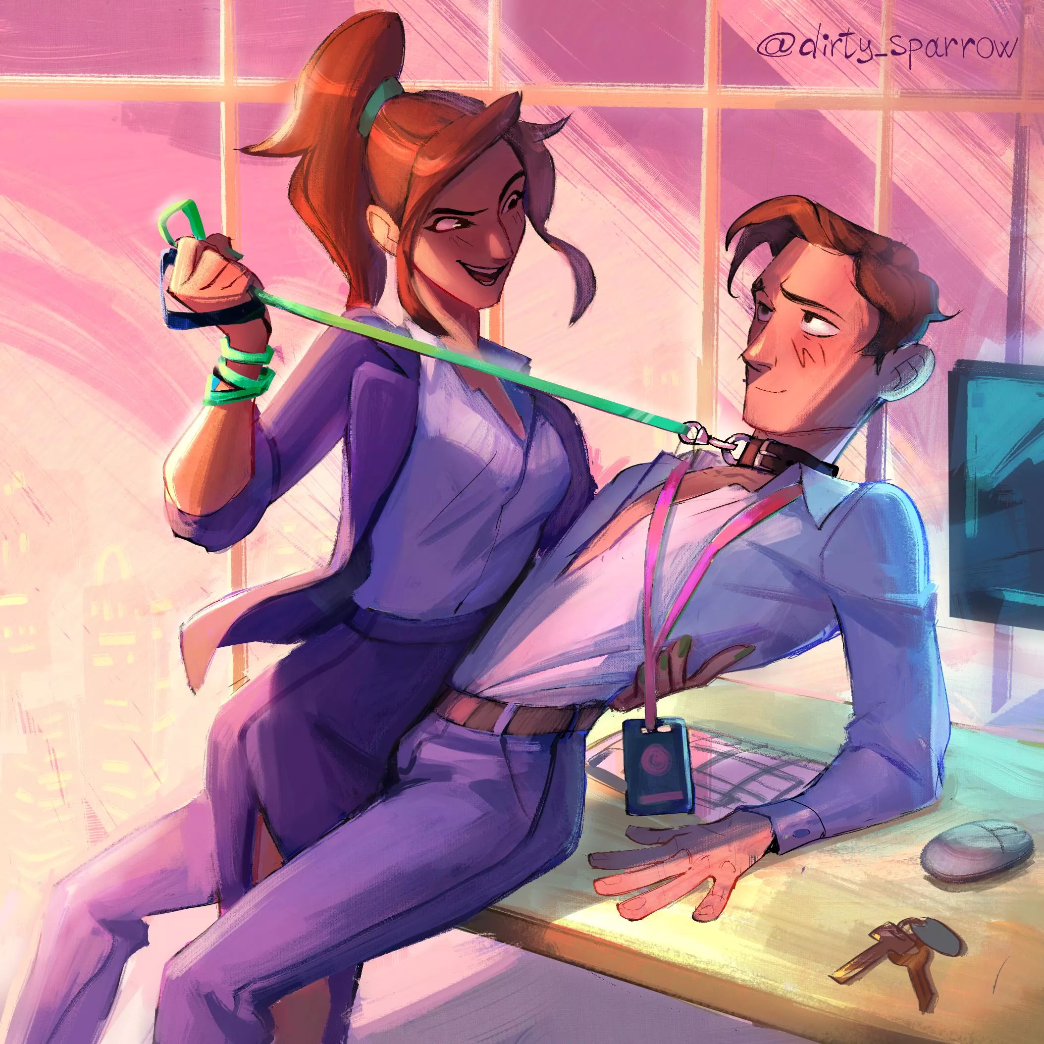Romance in the office [dirty_sparrow] posted by Adept-Milk807