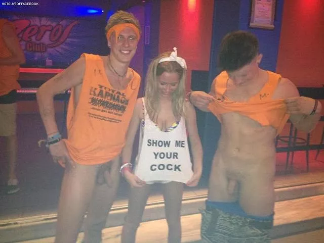 she asked, they showed. posted by iMan32