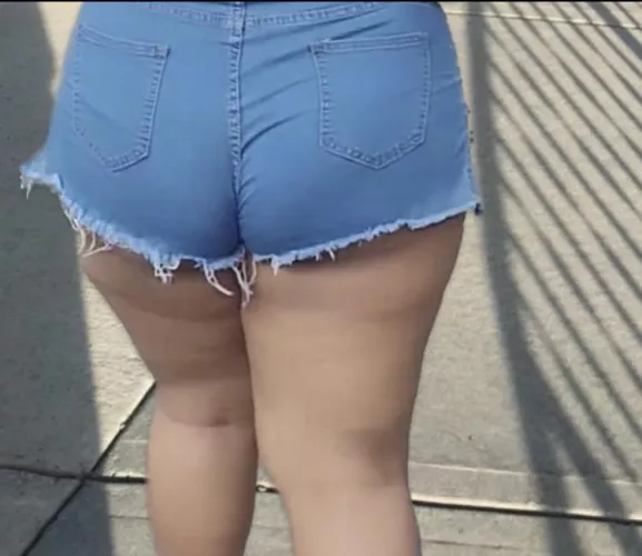 This is an extremely rare pic of me in shorts… by thiccgirl40