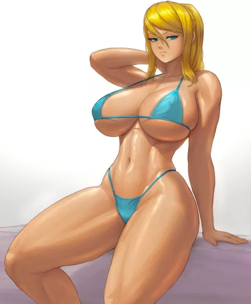 Bikini Samus (SuperBusty) by Nice_Refrigerator_34