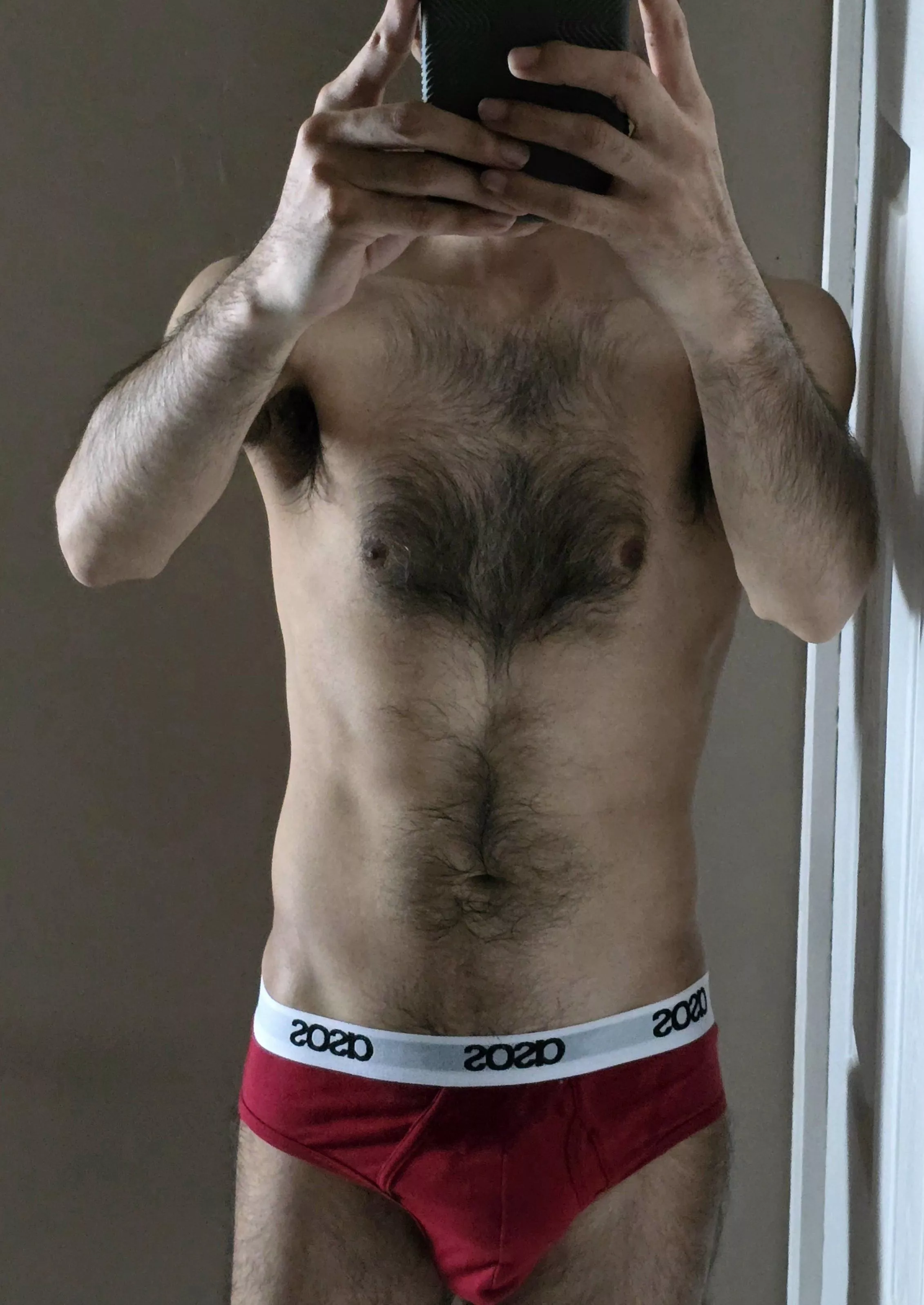 Sweaty in my red underwear posted by OneShotRicoleto