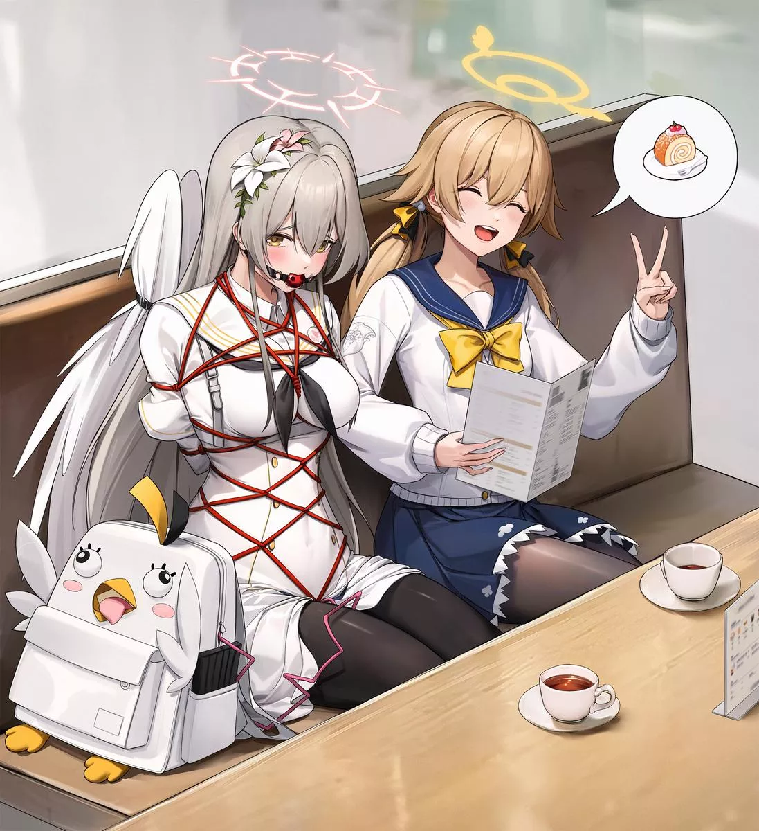 At The Restaurant With Her Friend posted by A_MASSIVE_PERVERT