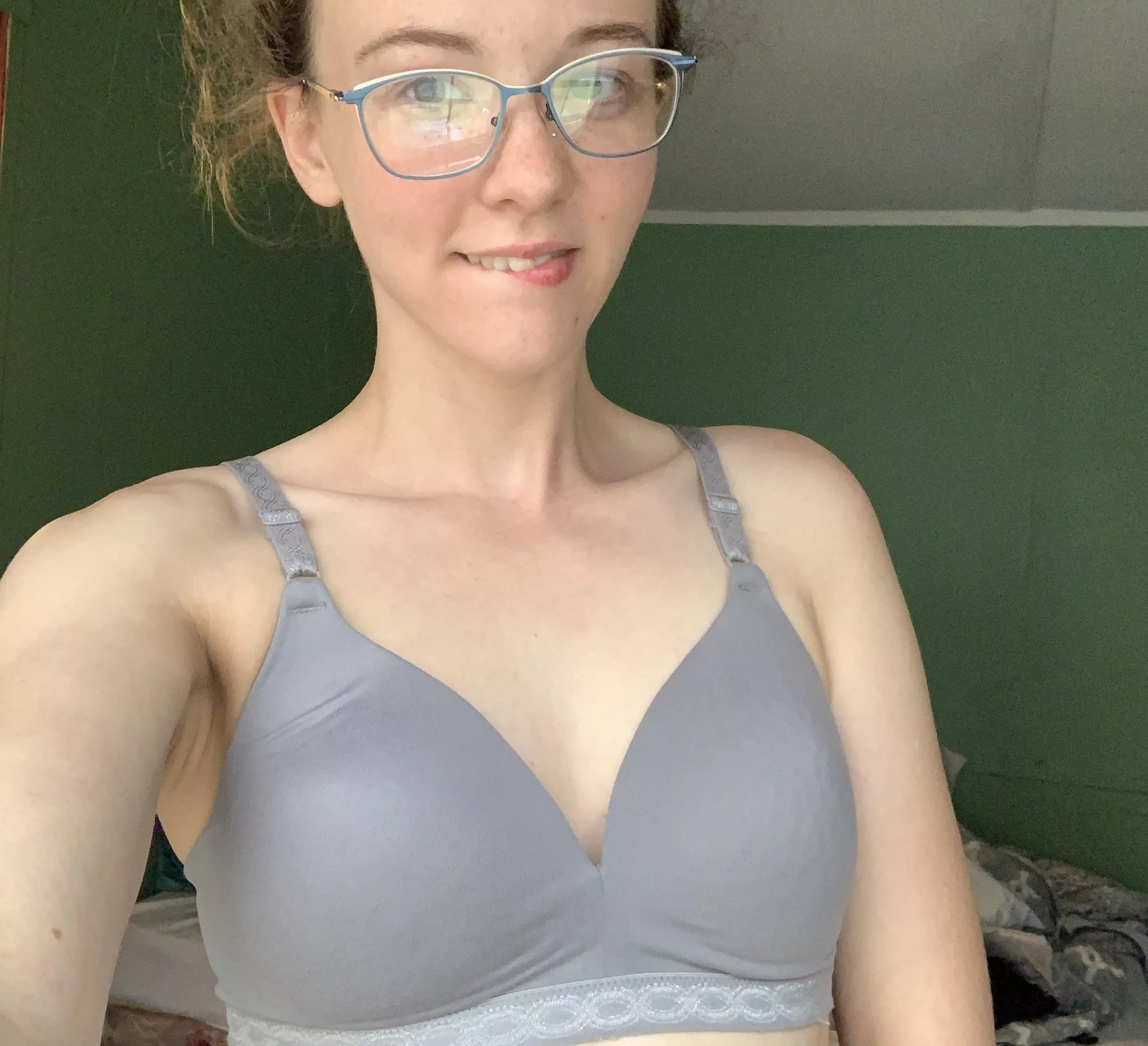 My bra may come and go, but my glasses always stay posted by thebreefontaine