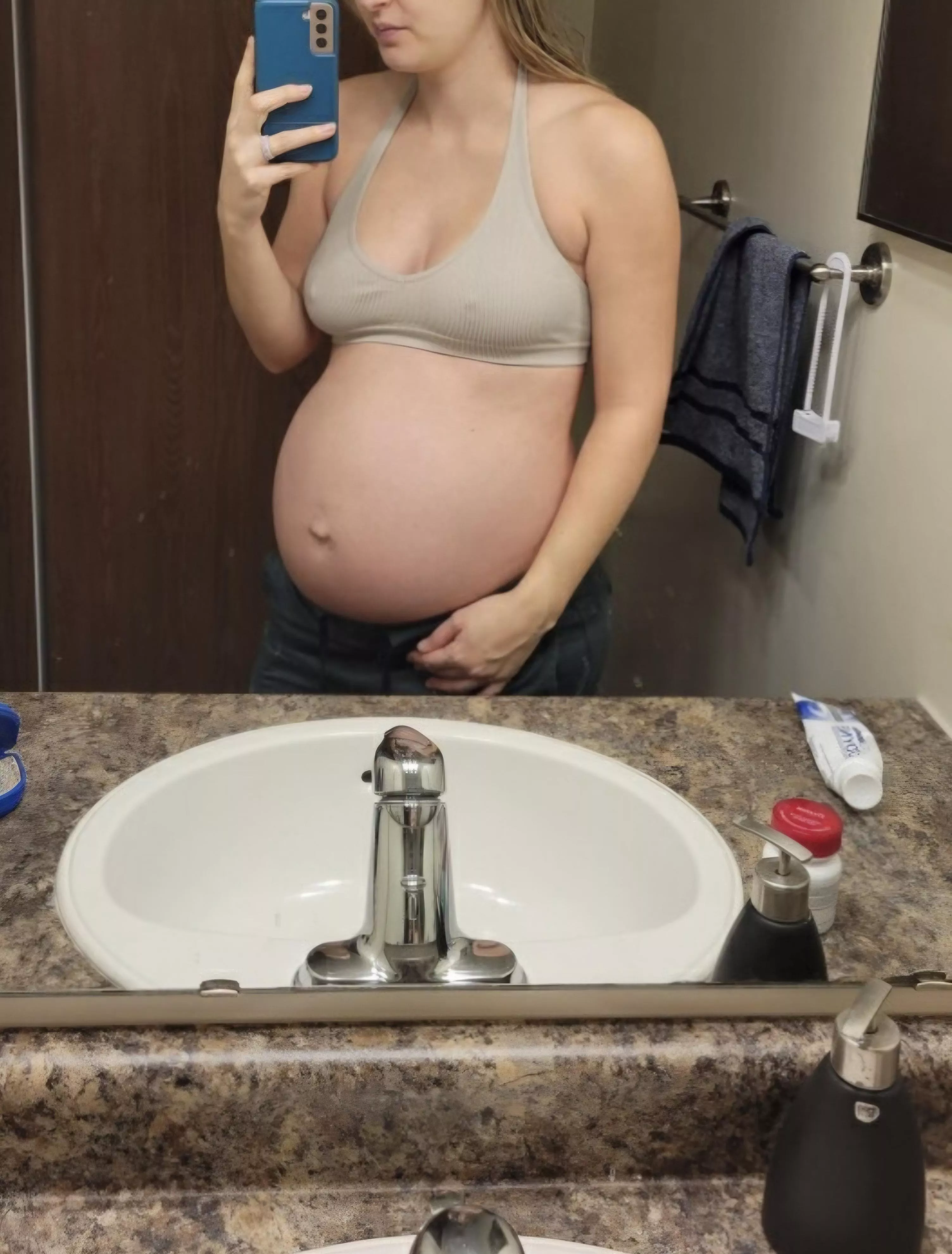 My bump tells me it's cold in here! Help me warm up? posted by Mrandmrssmith24