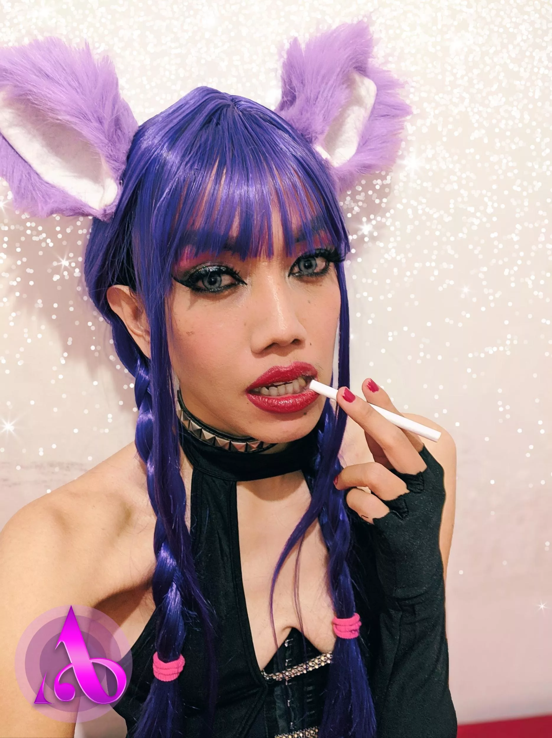 The cutest way to captivate hearts; seductive sweetness 💜🩷 posted by amethryst