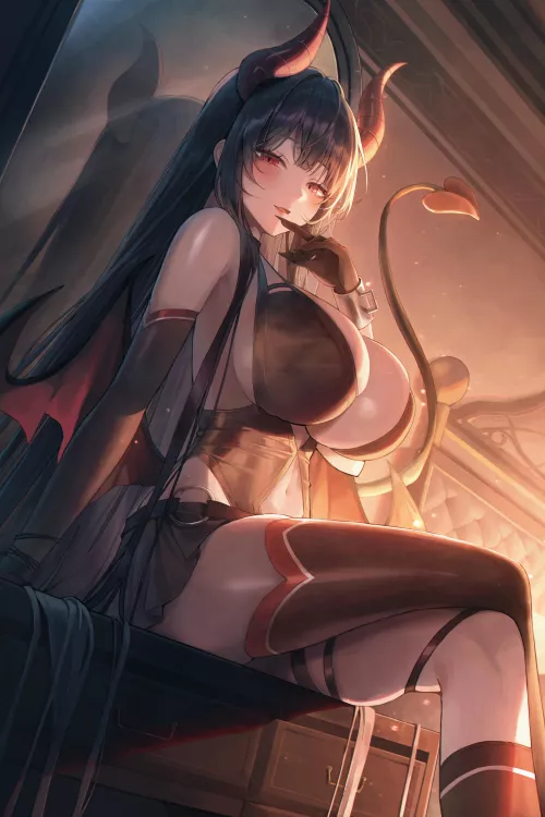 thiccc succubus queen [original] by Zewen_Senpai