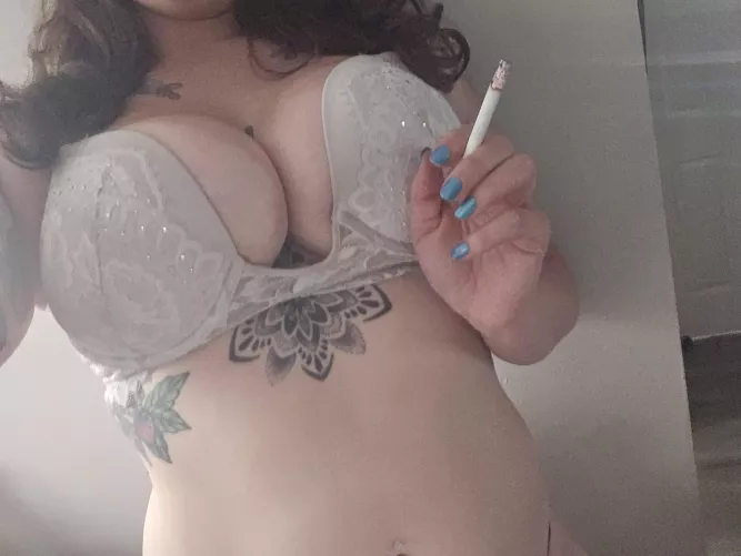 Who doesn't love a smoke and some titties? by _QueenofDenial_