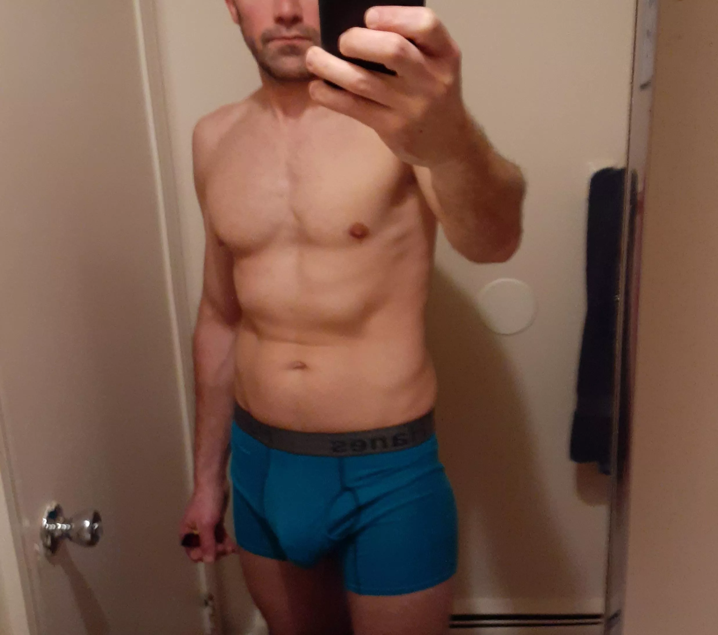 Caught my girlfriends mom sneaking looks at my dick buldge in my pajama pants repeatedly when she stopped to pick up our son to babysit today. Is that weird?? Or is it natural reflex for woman to look at a dick if visible?  posted by fatschlongnutpunch