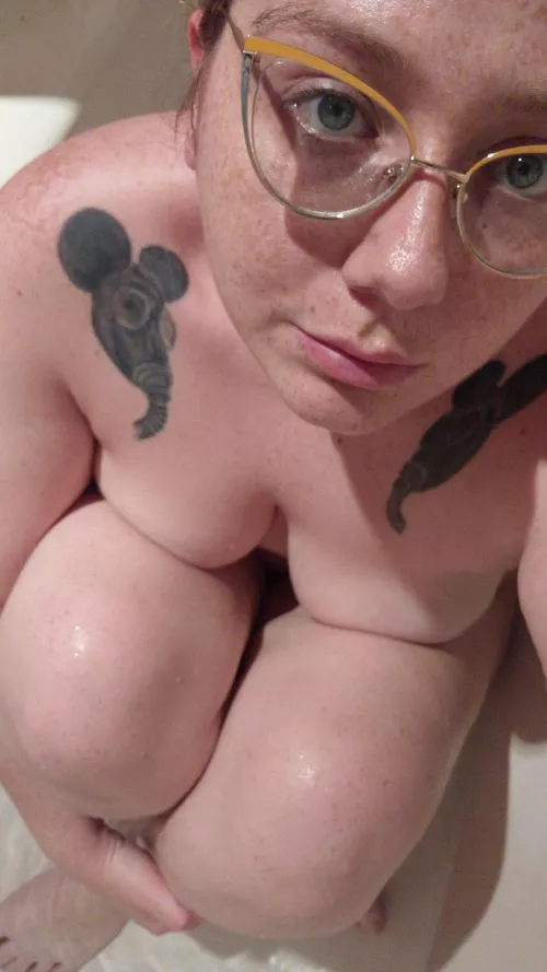 Freckles in the tub  by QueenMortom