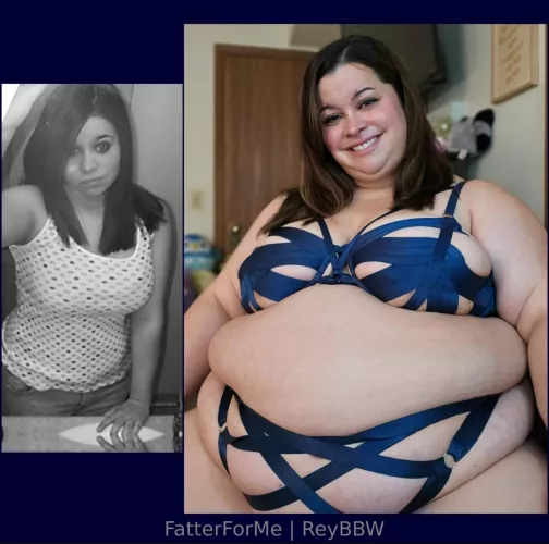 I guess I put on a few pounds over the years... by reybbw