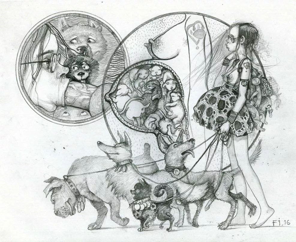 Out for a walk (Forosteena) posted by Frog_Yeet