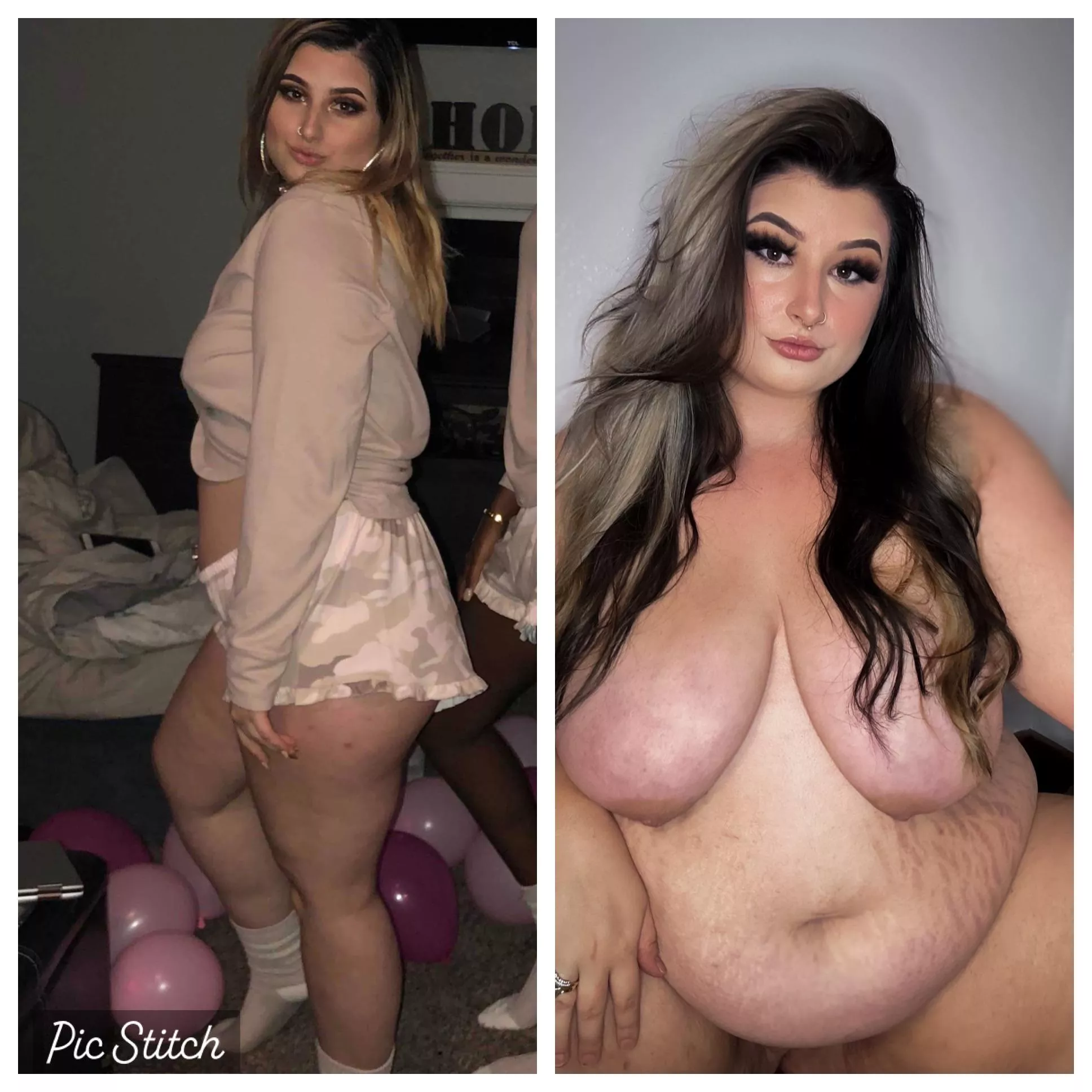 There’s a whole lot more of me now🫣 posted by penelopejadexo