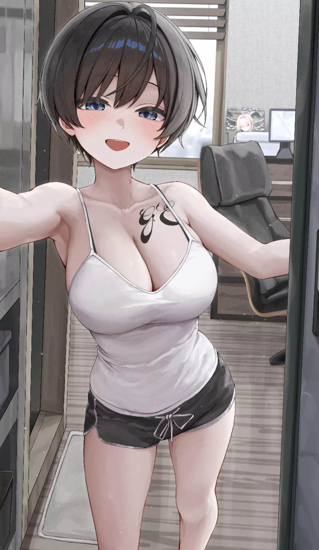 Welcoming you to her room posted by marxsander2016