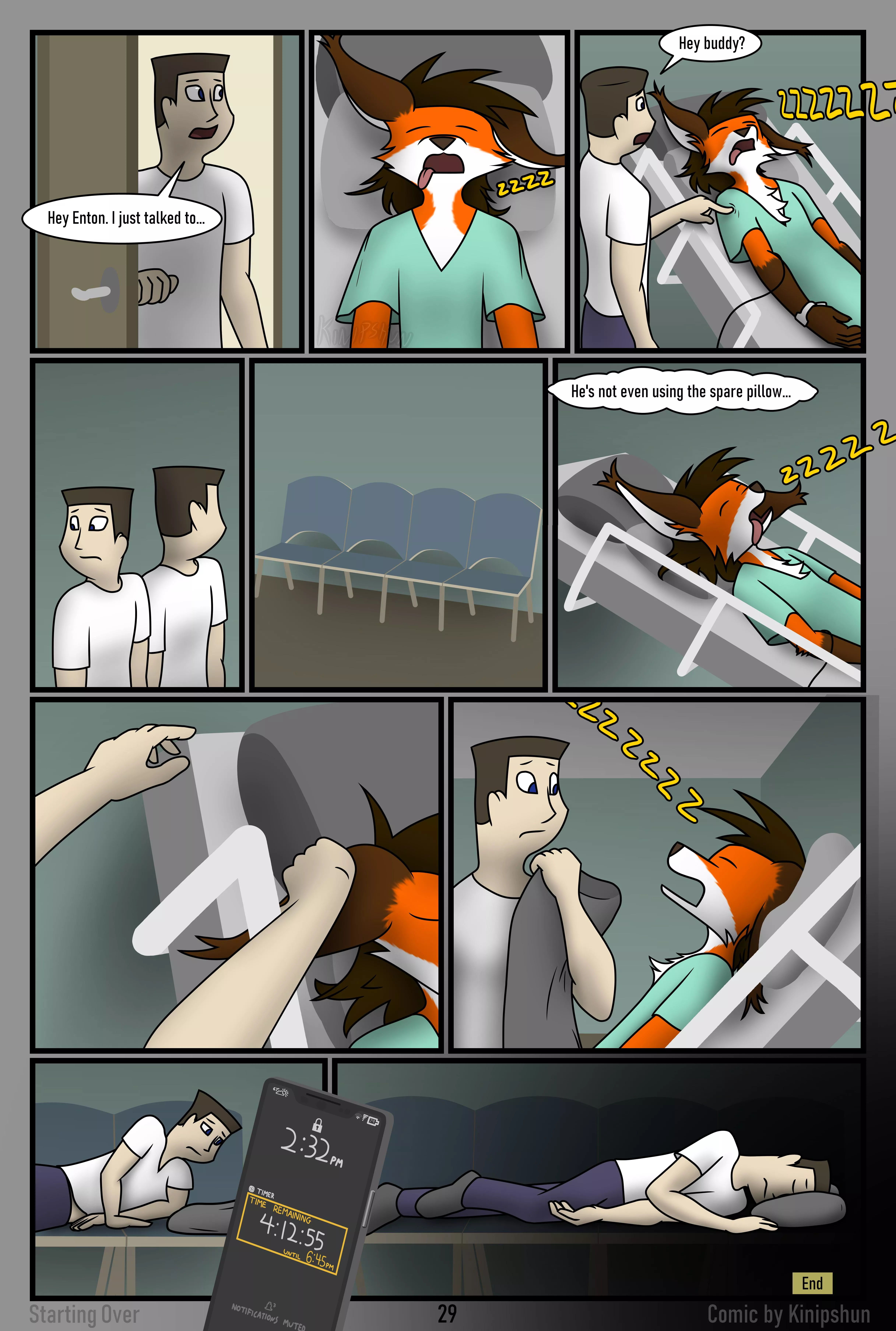 And that concludes chapter 1! Thank you to everyone who stuck around and gave me the encouragement to work on this comic. I appreciate every single one of you. Stick around for chapter 2! Link to full comic in comments posted by Kinipshun