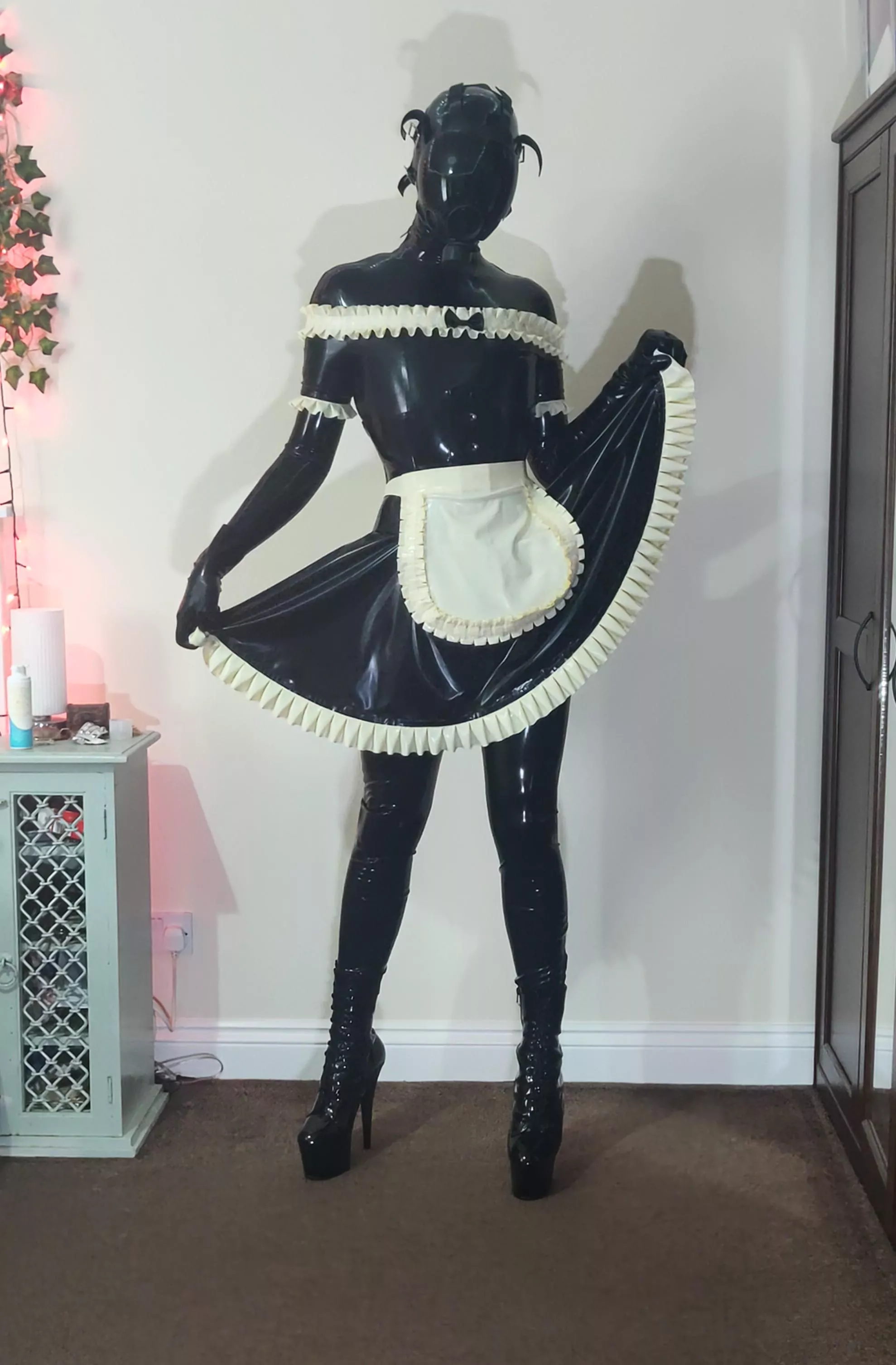 Do you think this Maid Drone has enough layers? 💜 posted by corsetcassie
