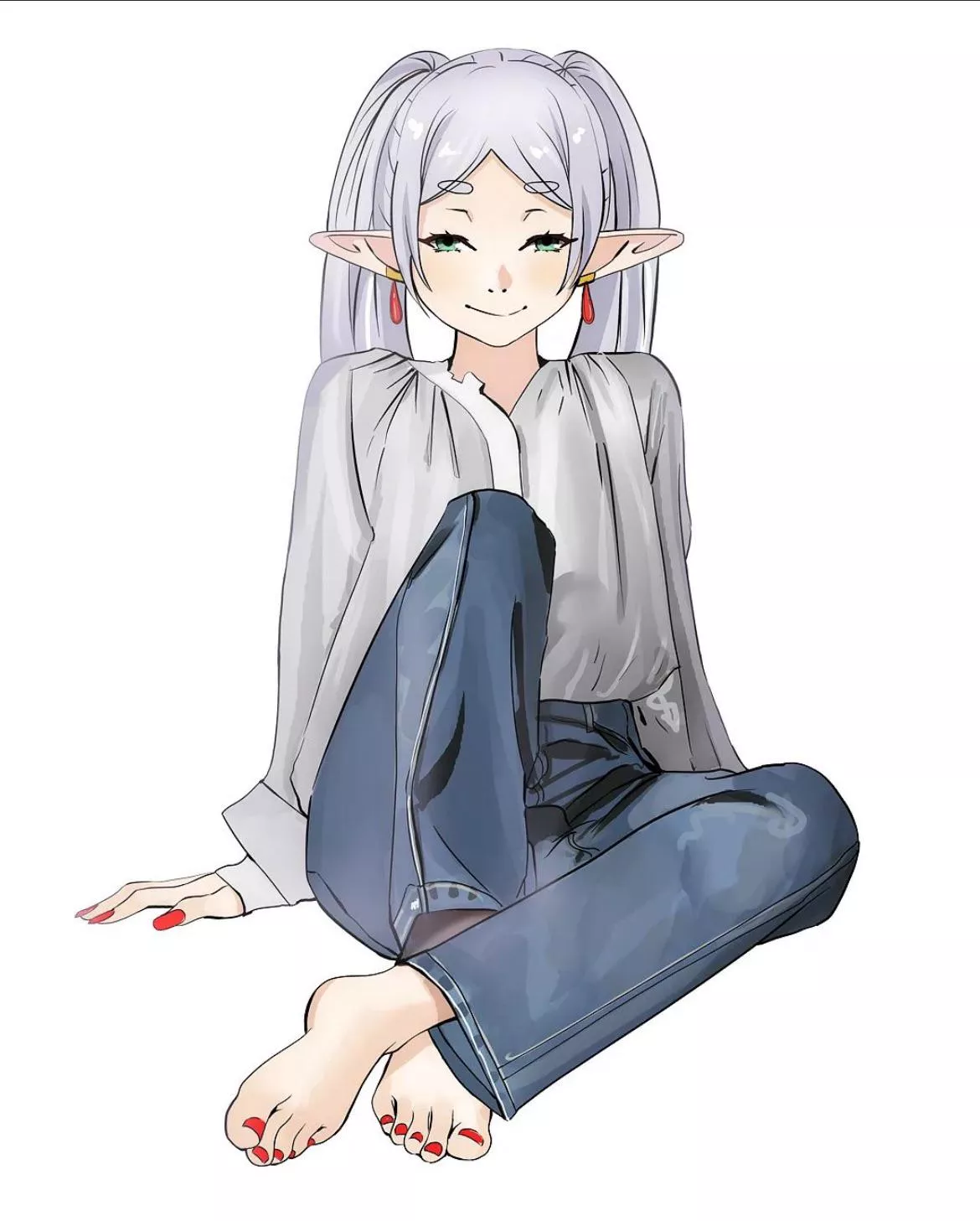 Frieren feet 3 (casual) posted by Jolek_Rolek_Folek