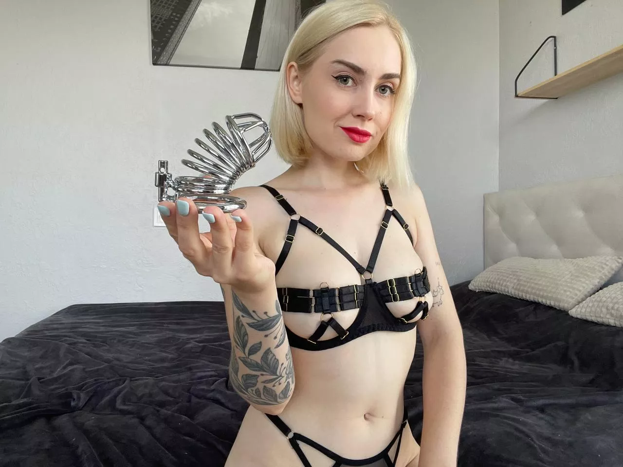 Mommy knows what's best for you.. here, let's lock your cock posted by SweetieHottieSoul