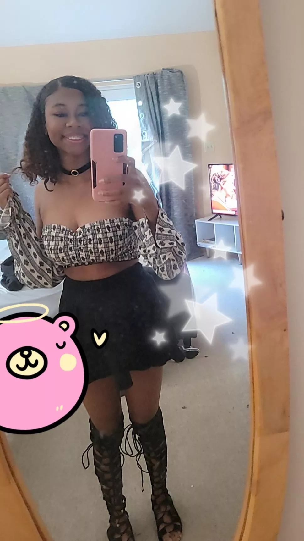 Ootd!! Its slightly edgy but is it still cute?  posted by blueFloress