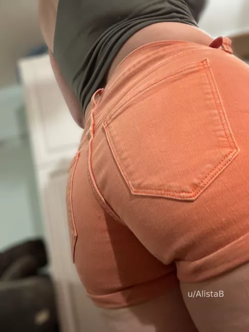 Peach colored shorts for my peach by AlistaB