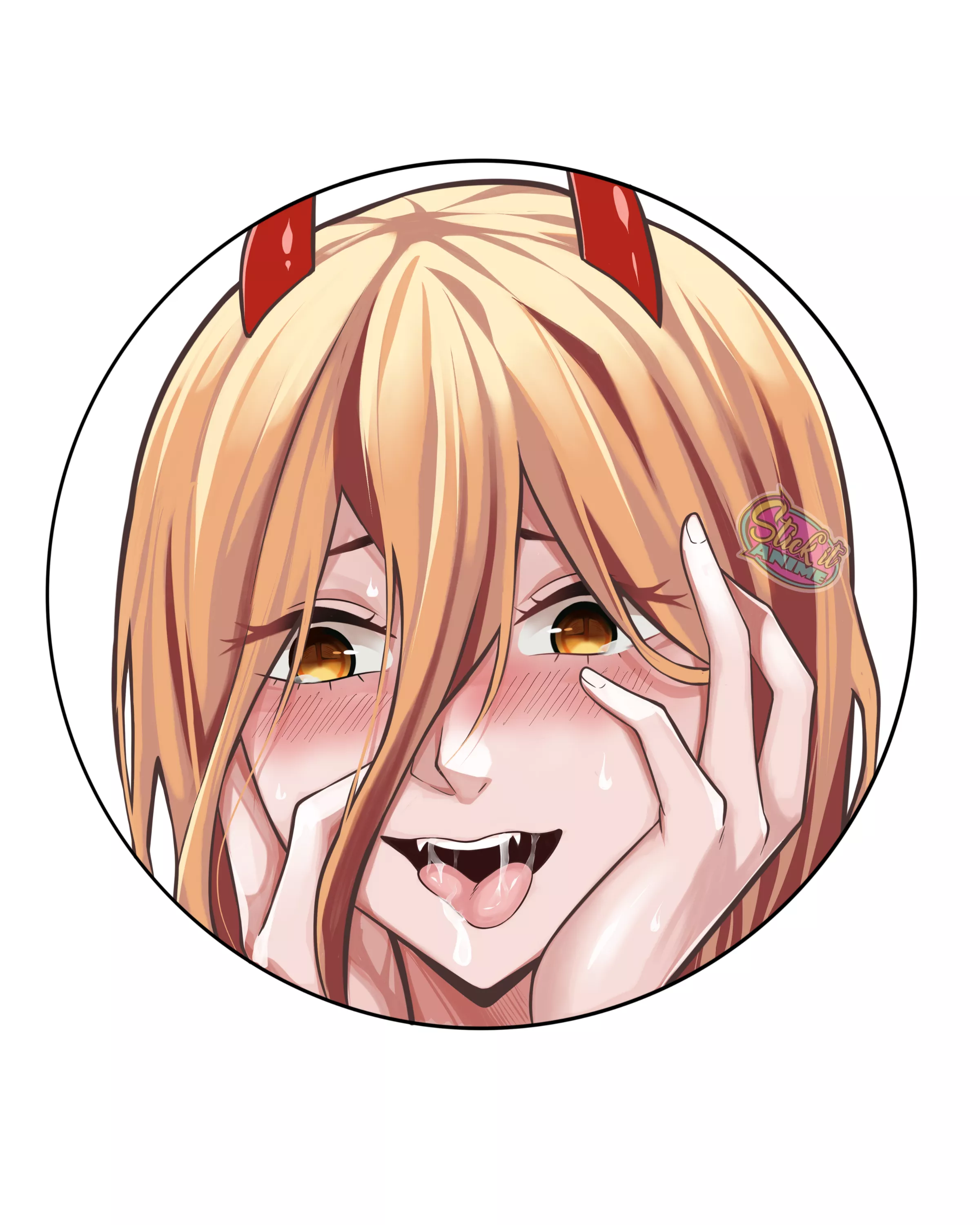 Power Ahegao! (Stick it Anime) posted by Stickitanime
