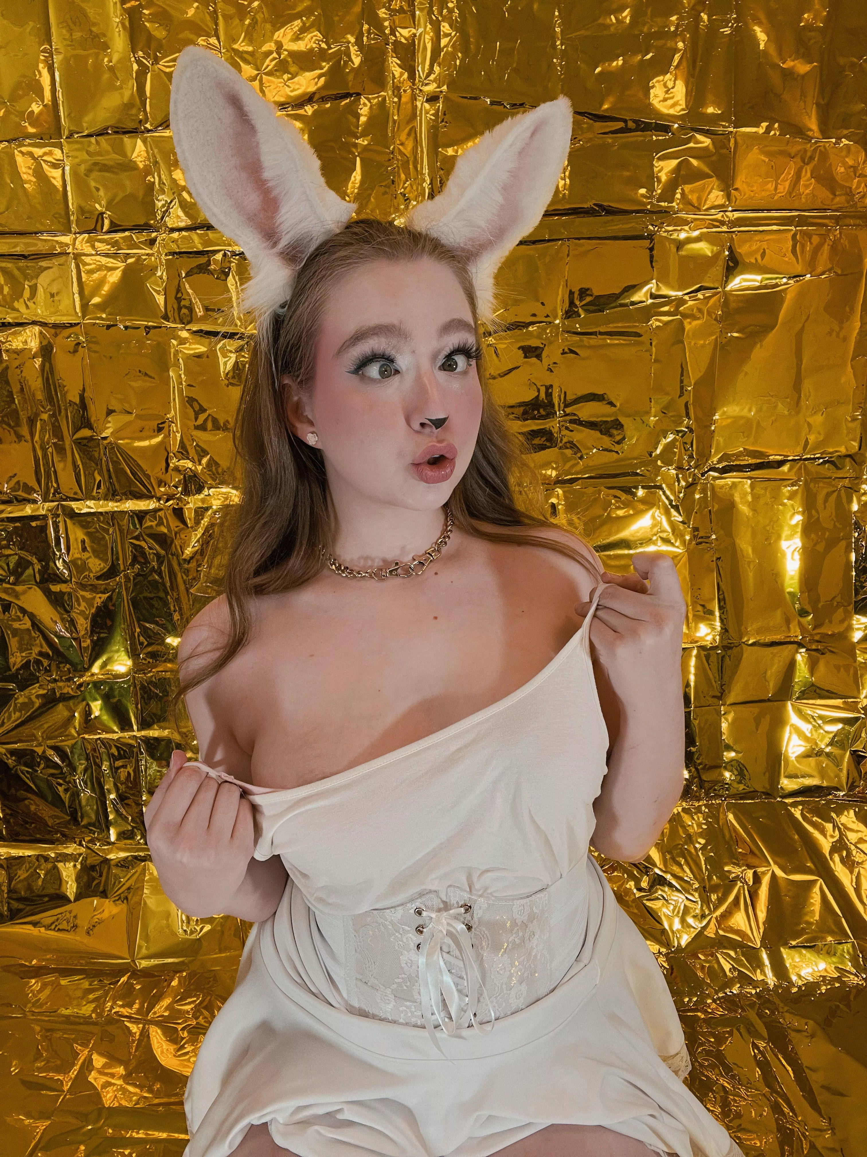 Silly bunny is craving your attention, and your carrot... 🐰🥕🙈 posted by Thespacebimb0