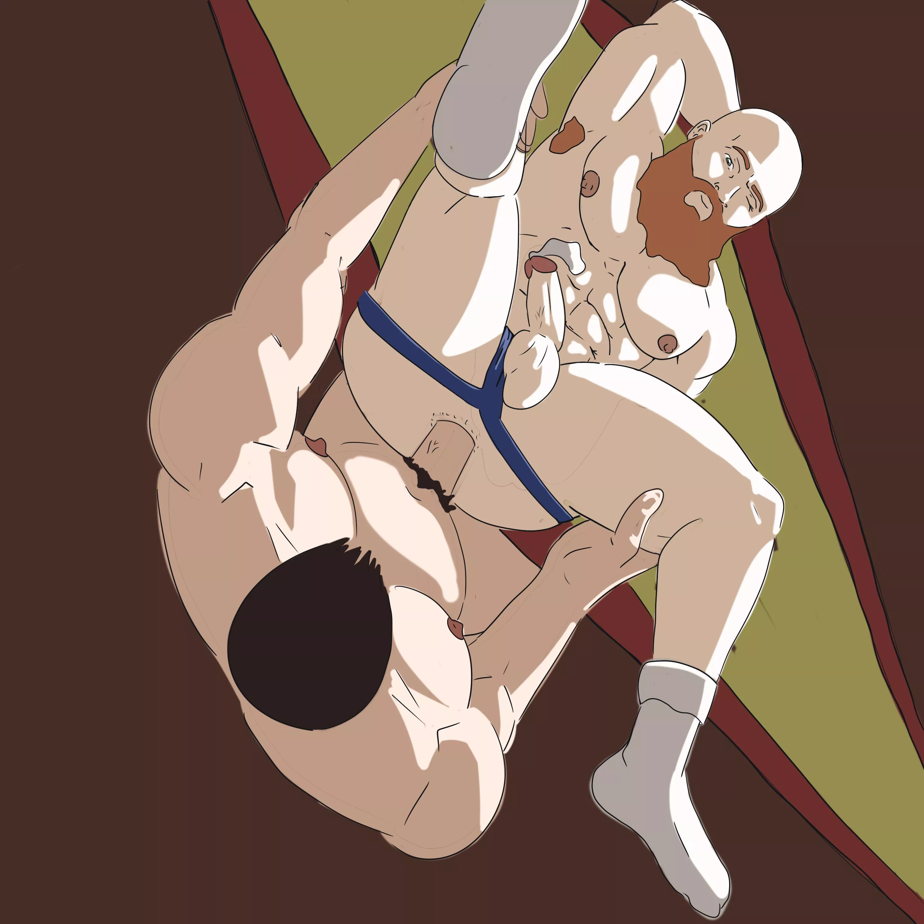 Swinging in the hammock (artist: me) posted by barushless