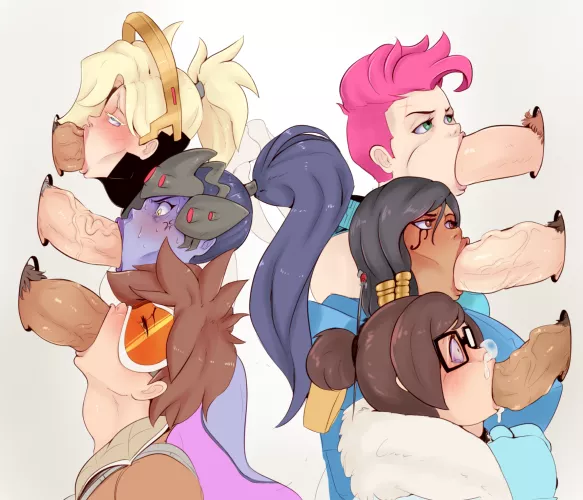 Which Overwatch girl do you think sucks the best dick, and who would you pick to get it from? [sunnysundown] (Mercy, Widow, Tracer, etc.) by lady_winfry