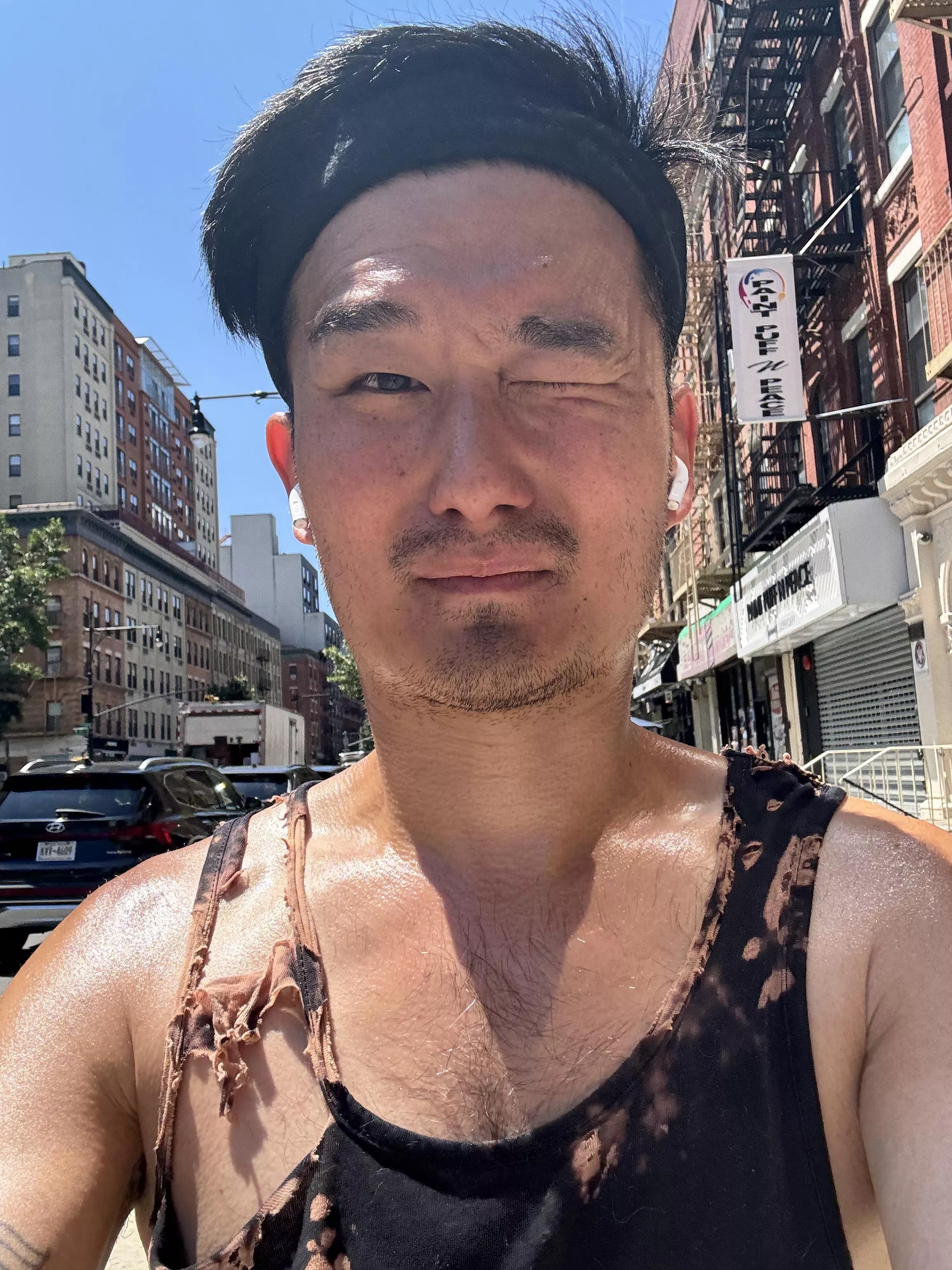 Working out in the summer 🥵 posted by rossisanasshole