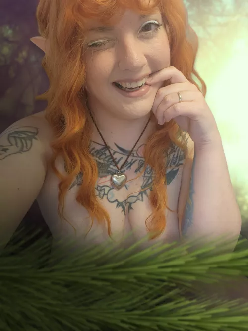 You found this cute lil elf in the forest..... by Janieisafreak