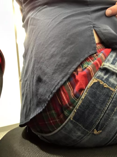 A casual sag at work today by underwedge89