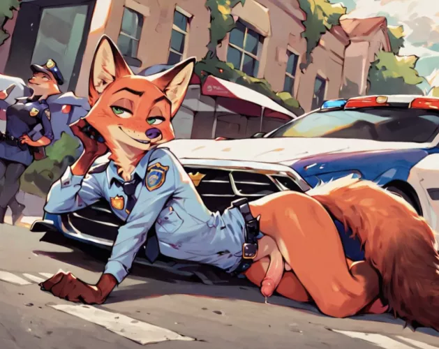 Arrest me Daddy Nick~ (OC) (AI) by wheelyboi2000