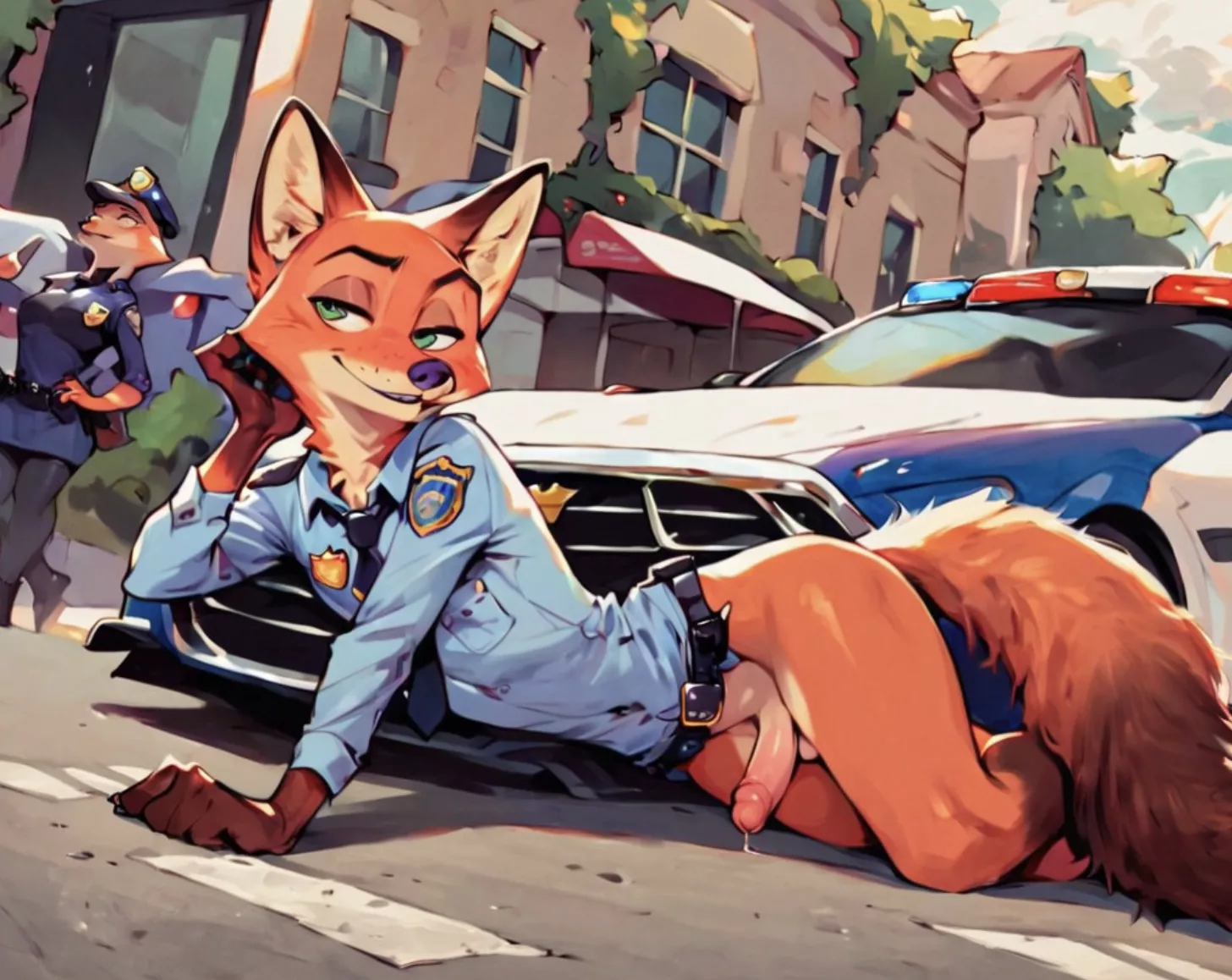 Arrest me Daddy Nick~ (OC) (AI) posted by wheelyboi2000