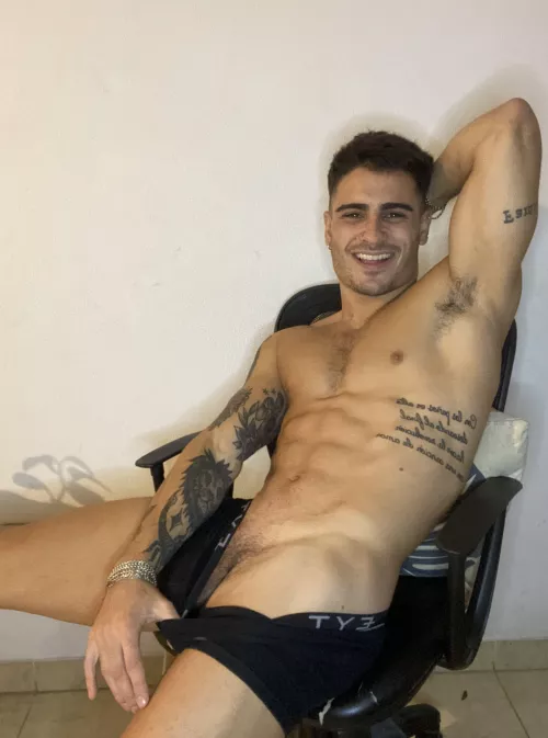 Can you handle the stench of my sweaty, naughty man armpits? by OlieTheKing