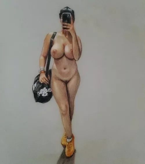 Gym Shoes by Jimmy by Jimmys_Paintings