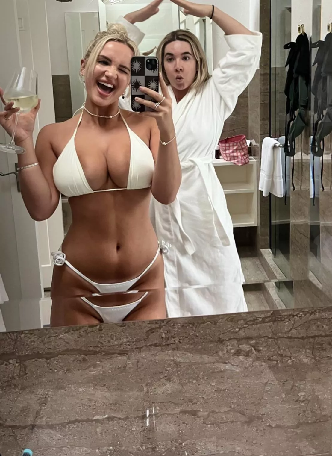 Her friend just saw them  posted by CKdbt99