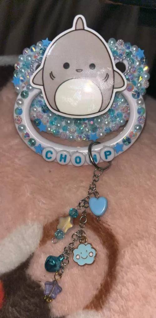 I made myself a new paci!! 🦈 by borderlinebarbie_