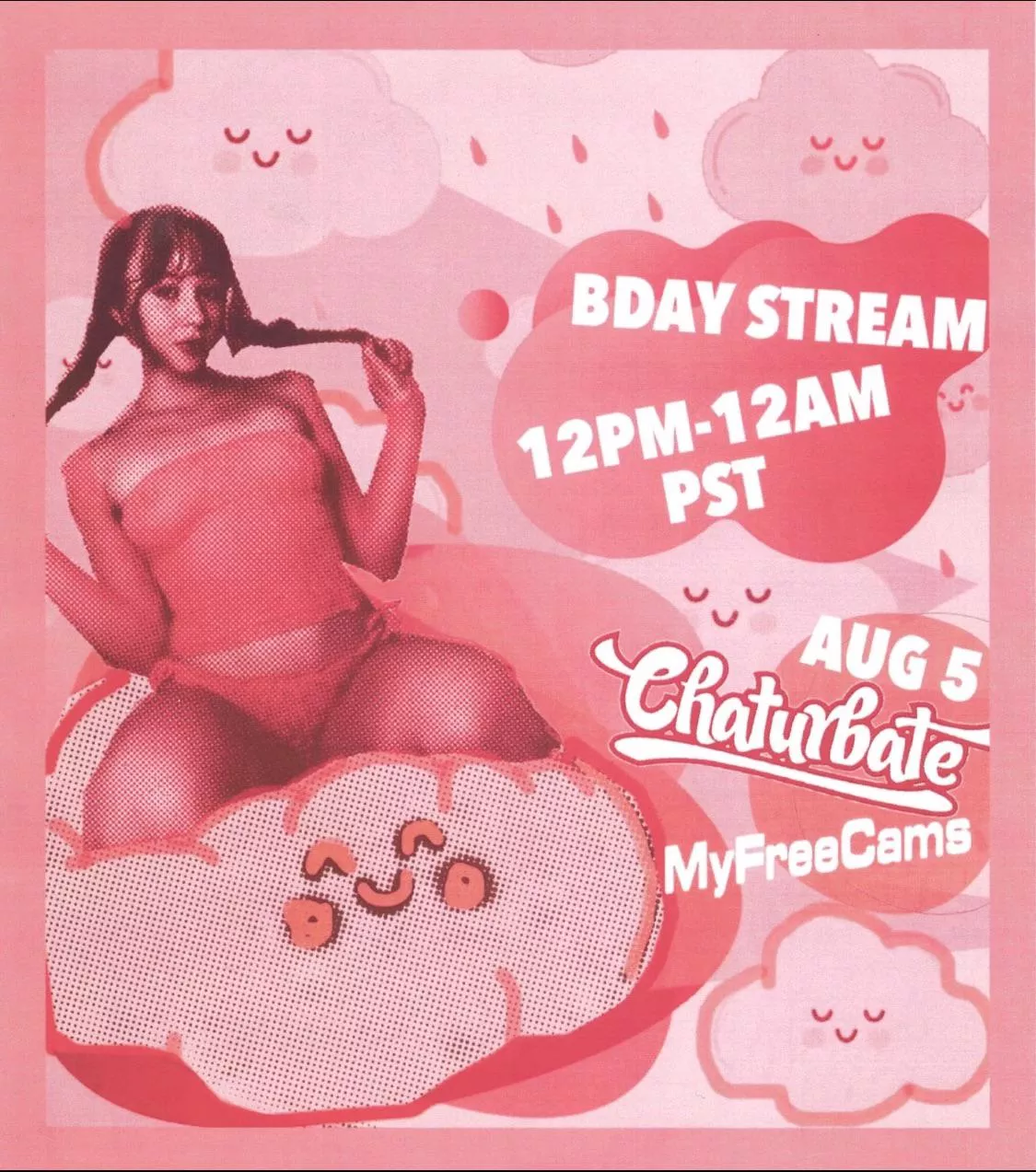 Mark your calendars and come watch me sit on my cake 🎂  posted by f3rn4ever