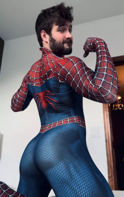 Peter Parker looking thick  by HumbleFix7056