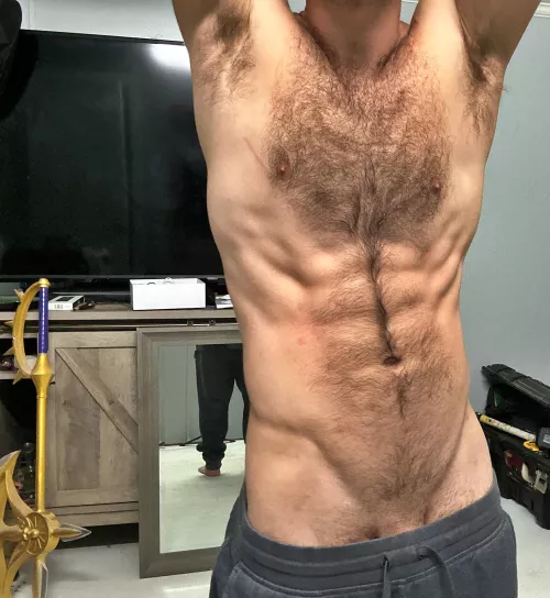 Baggy Sweatpants and the V go great together  by dj-minato