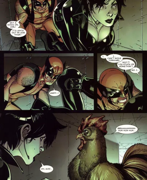 Damn, that's a truly cockblock [Deadpool 2008 Issue 17] by Incubusphantom