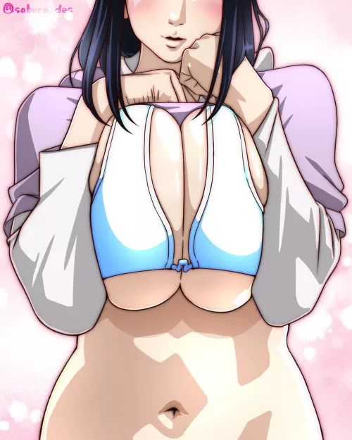 Hinata’s so cute and busty (saburo_des) [Naruto] by MillionHypotheses
