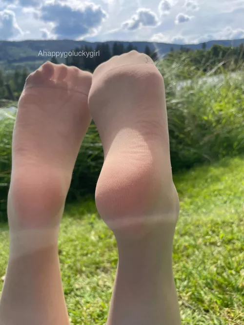 How does my soles 👀 in nylon? by Ahappygoluckygirl