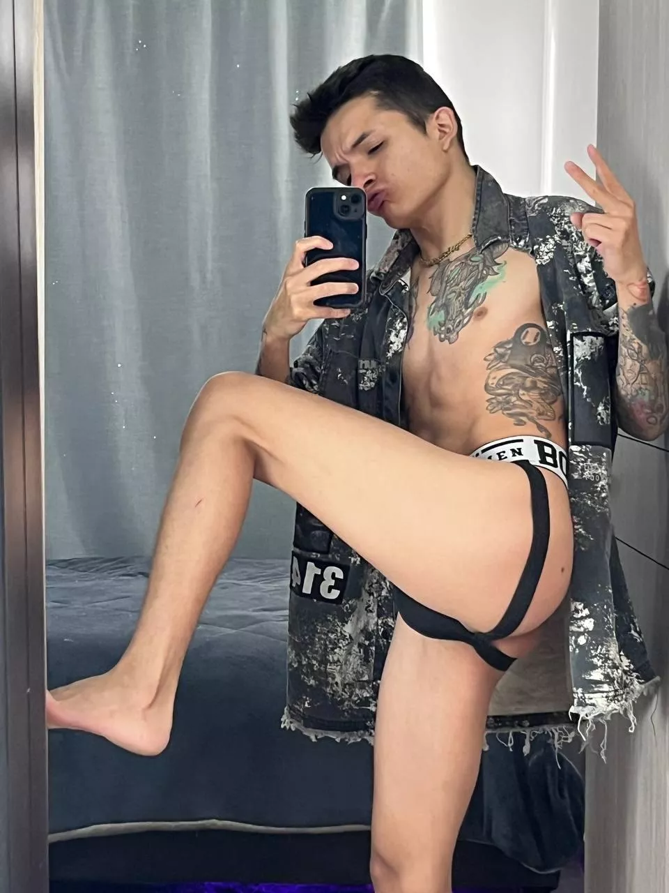 I love my jocks but I love them more when they are on the ground. 😈 posted by Jintwink_