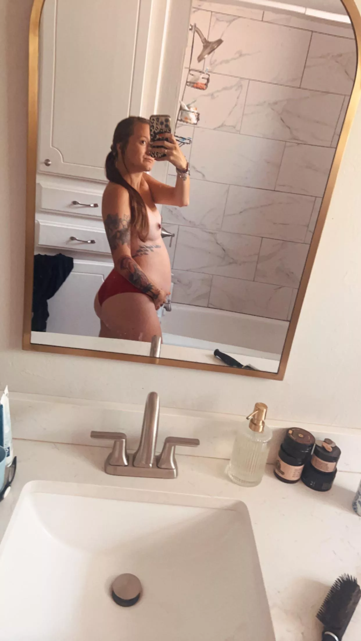 It’s too hot to be pregnant, guess I’ll stay naked posted by littlesadiespade