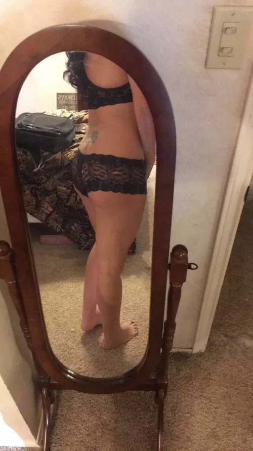Lacey panties tonight for my man before he leaves out of town  by KreamyReal
