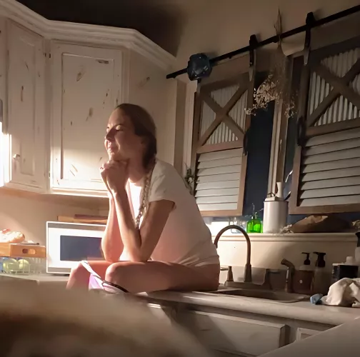 Late night sleepy sink pee  by IssyAusti